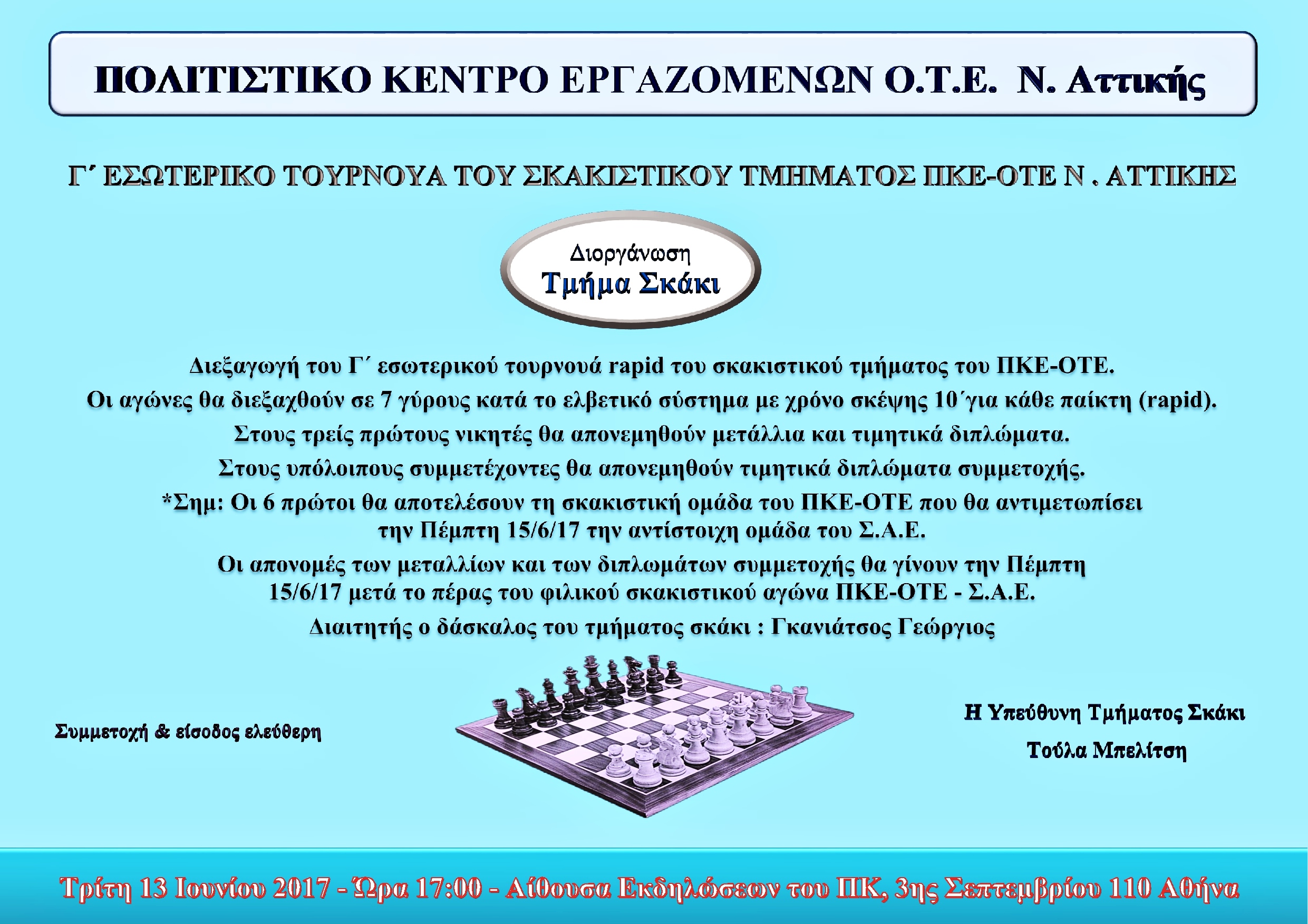 ΕΣΩΤΕΡΙΚΟ ΤΟΥΡΝΟΥΑ ΣΚΑΚΙ